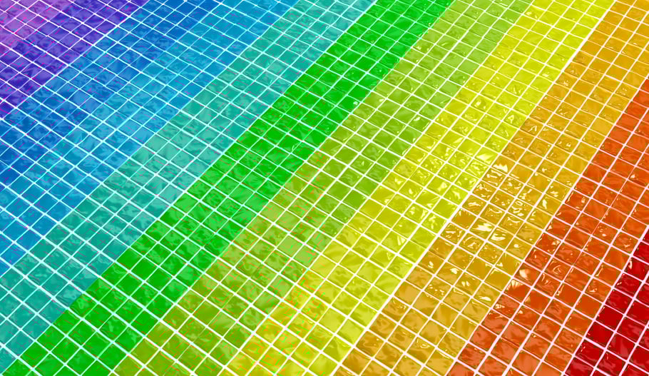 bunte fliesen mosaik