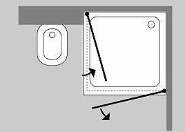 Grundriss Duschenplanung