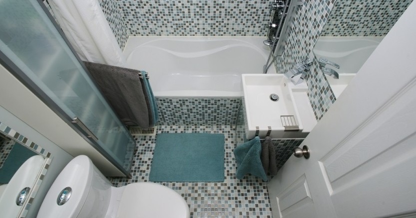 Platzmangel im Badezimmer