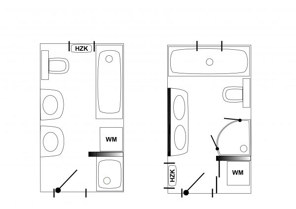 schematische Darstellung eines Bades