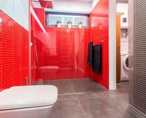 Rote Dusche