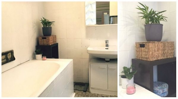 Upcycling-Badezimmer