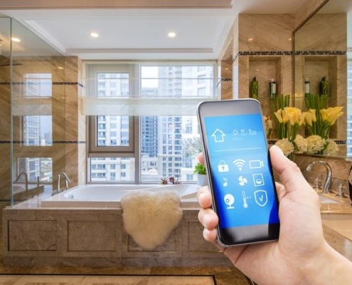Steuerung des digitalen Bads per App