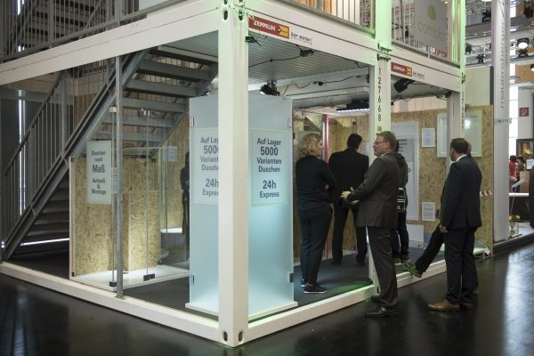 Combia-Duschen auf der Messe IFH / Intherm