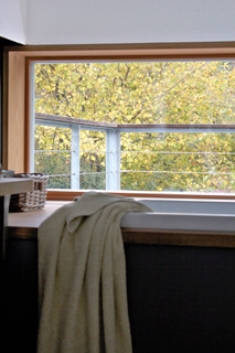 blick aus dem badezimmerfenster