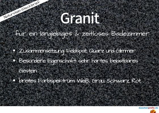 Eigenschaften von Granit als Steckbrief