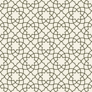 orientalische fliese mit arabischem muster