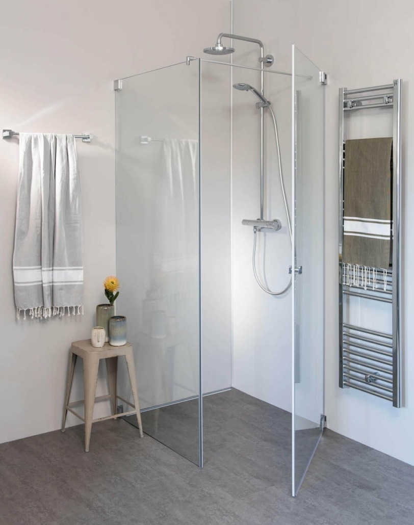 bodengleiche combia dusche mit duschrinne