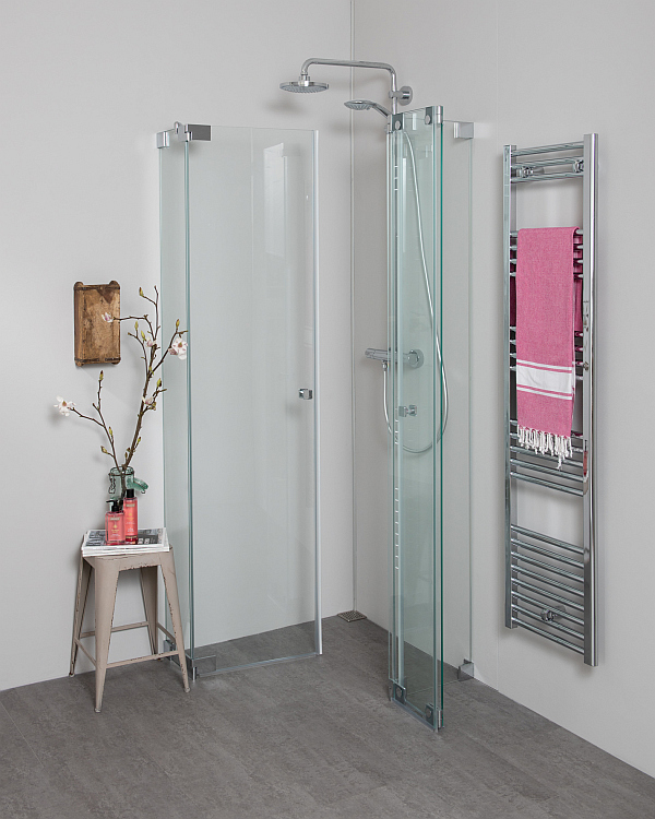 falttuer dusche rahmenlos