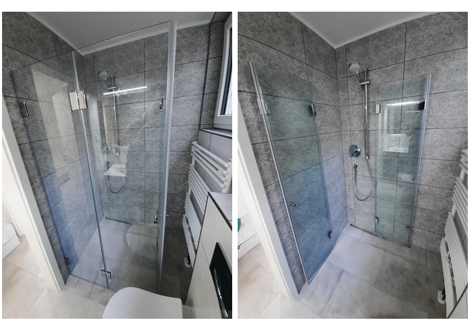 kundenbild einer combia falttuerdusche