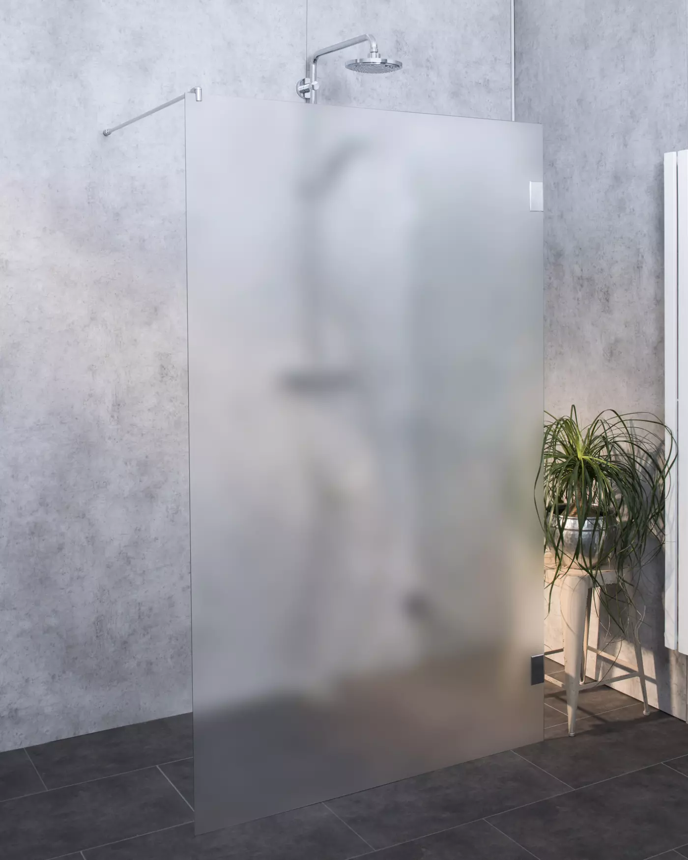 Glaswand Dusche Walk-in Sondermaß