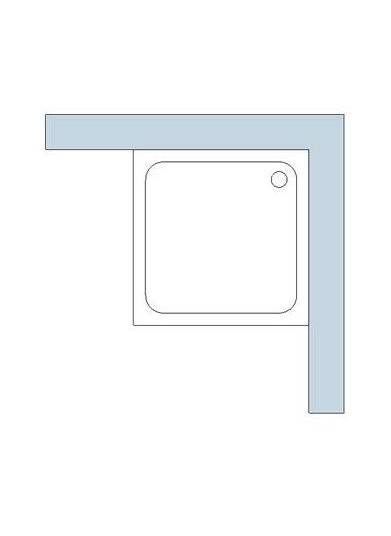 Duschwanne Quadrat