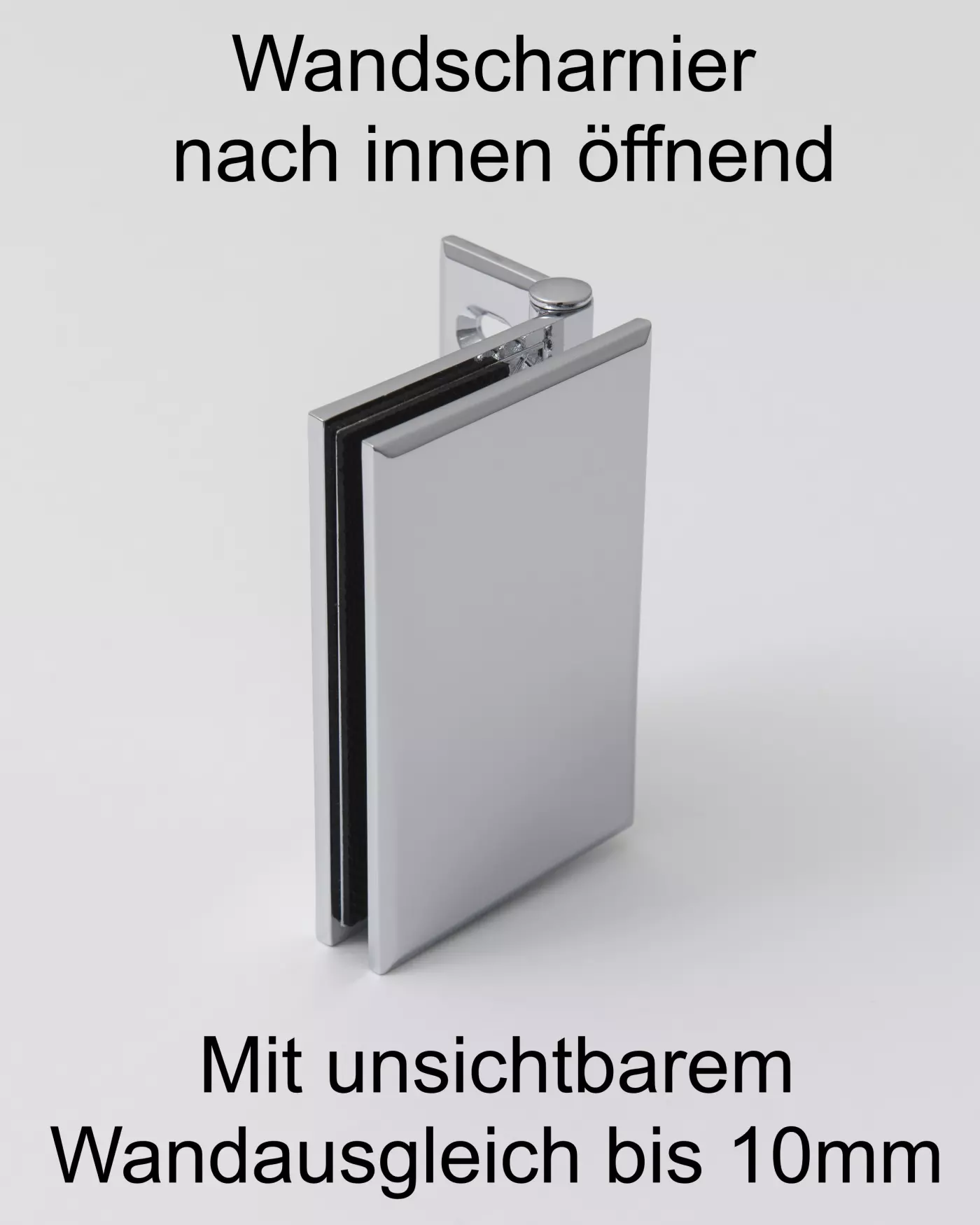 Eckdusche 90x90 Falttür & Tür an Festteil mit Duschwanne