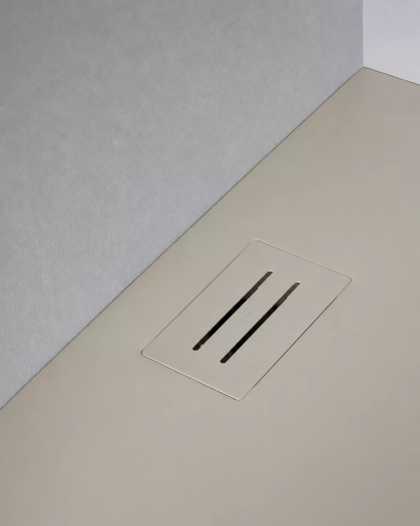 Schubladenführung, Schachtabdeckung, Bodenschacht, Abflussdeckel, Eckbereich