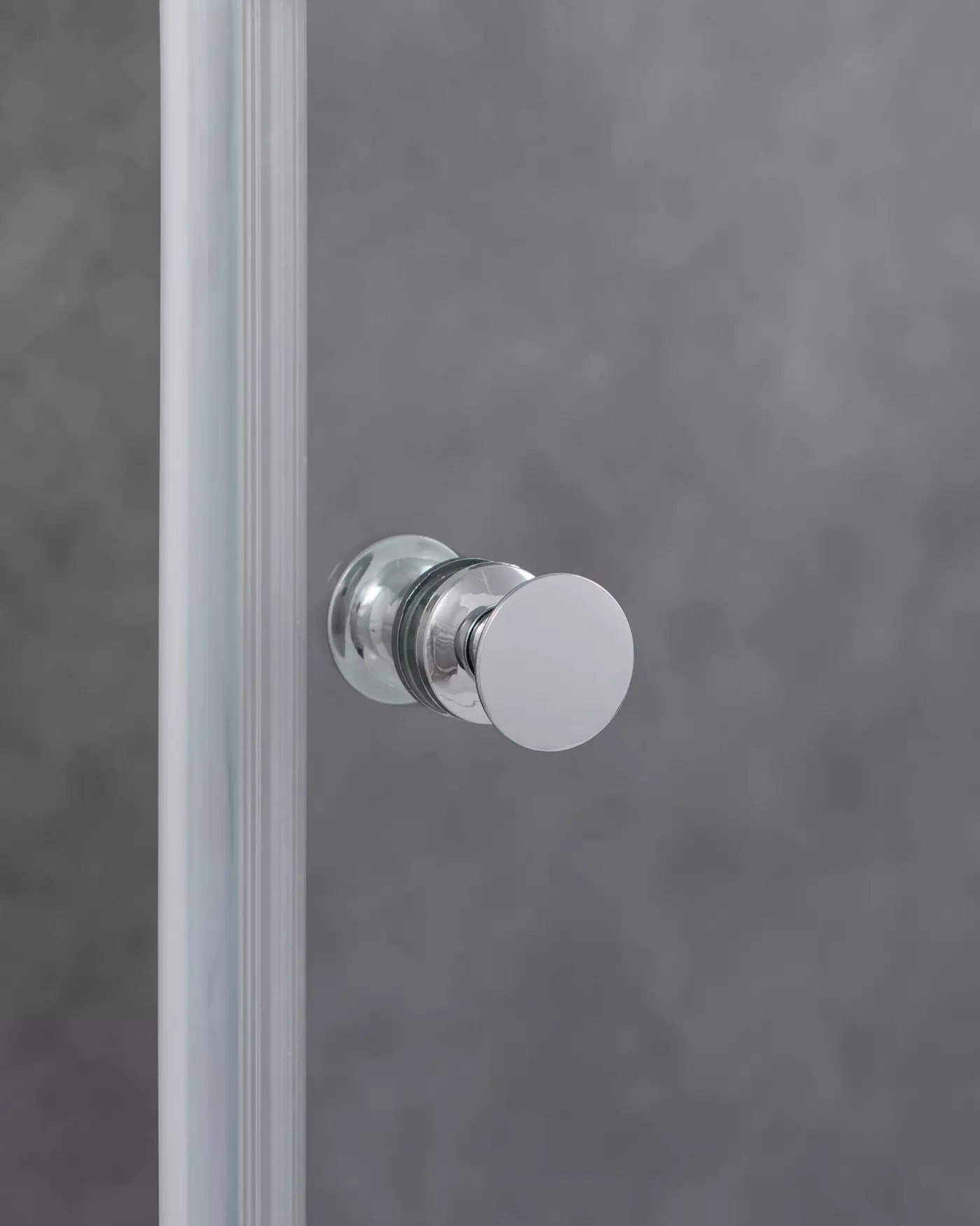 Eckdusche 90x90 Falttür & Tür an Festteil mit Duschwanne