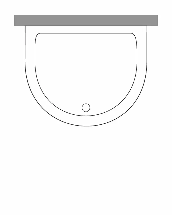 Duschwanne Halbkreis