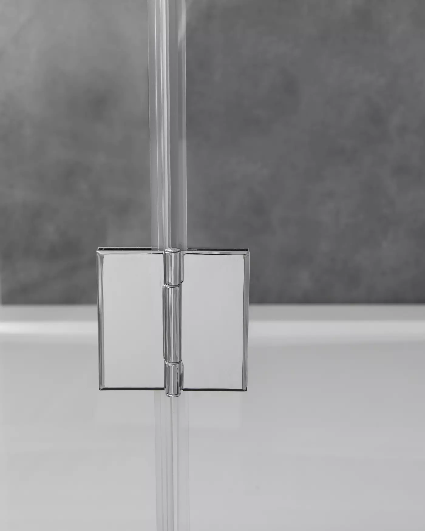 Eckdusche 90x90 Falttür & Tür an Festteil mit Duschwanne