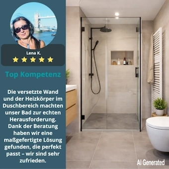 Duschenkabine, Walk-in Dusche, Glasdusche, Duschbereich, Nicht sicher, dusche, Duscheinfassung, Glasdach, Badezimmer, schwarzer Rahmen