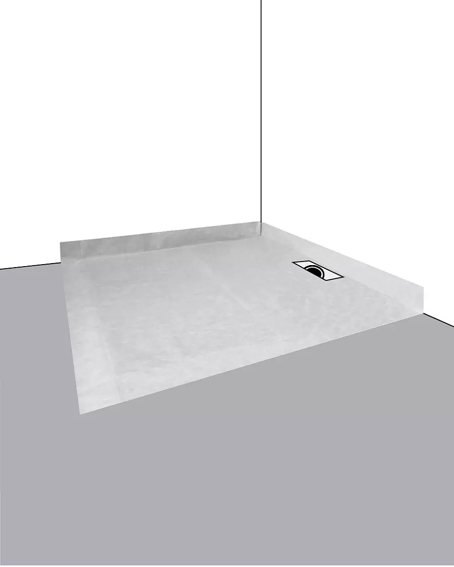 Gefälleboard Dusche verfliesbar, zuschneidbar 120x120 cm