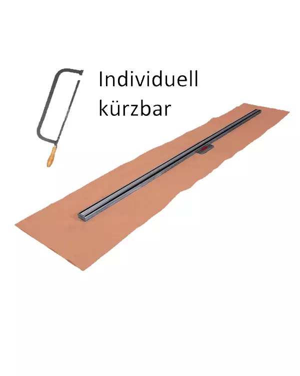 Duschrinnen zuschneidbar