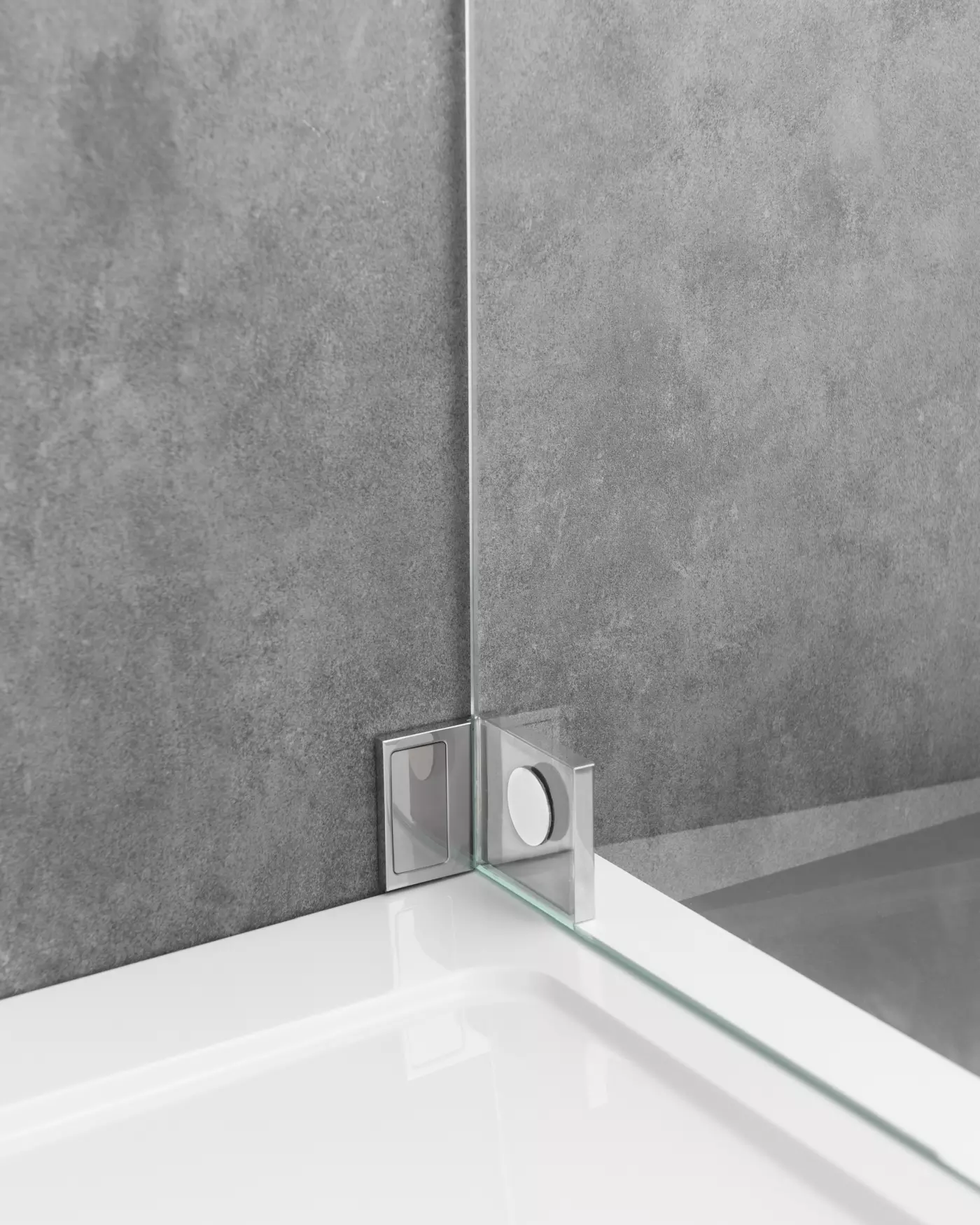 Nischendusche mit Pendeltür, Sondermaße
