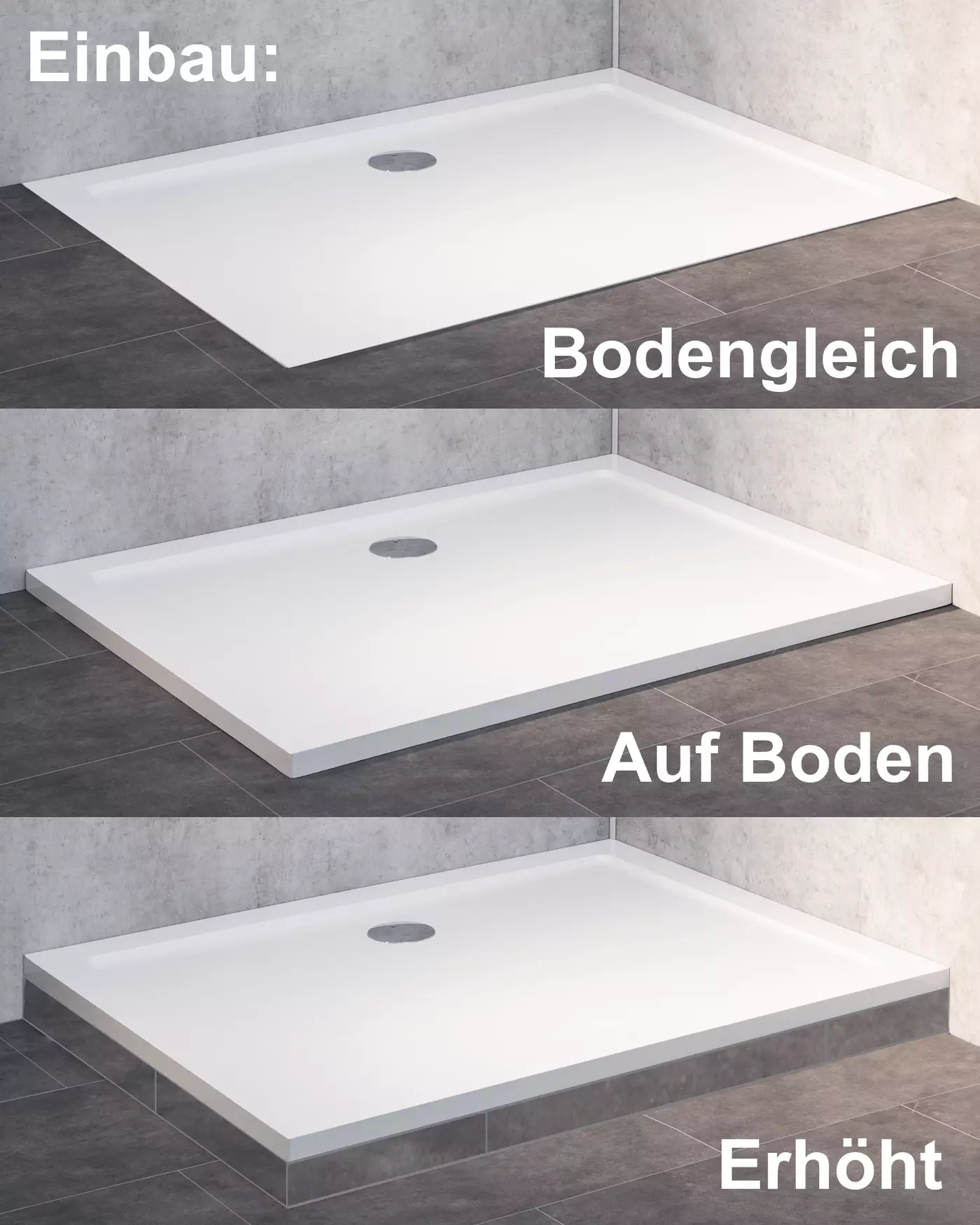 Eckdusche 90x90 Falttür & Tür an Festteil mit Duschwanne