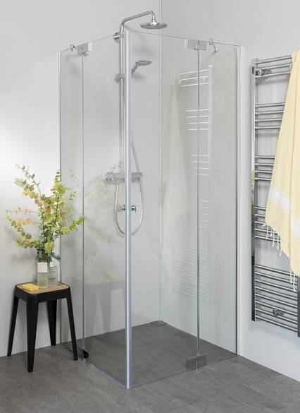 pflegeleichte dusche mit optishower beschichtung