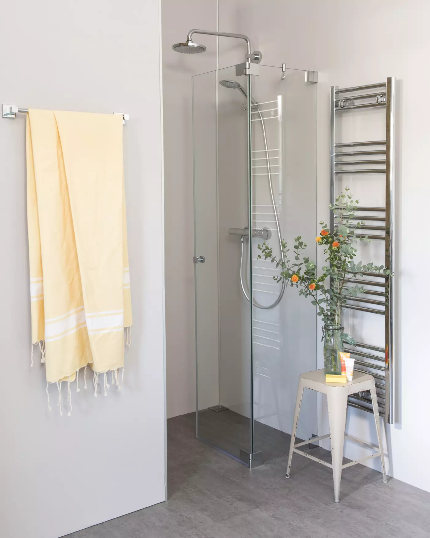 Nischendusche mit Pendeltür, Sondermaße